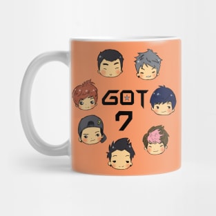 got7 full personel character Mug